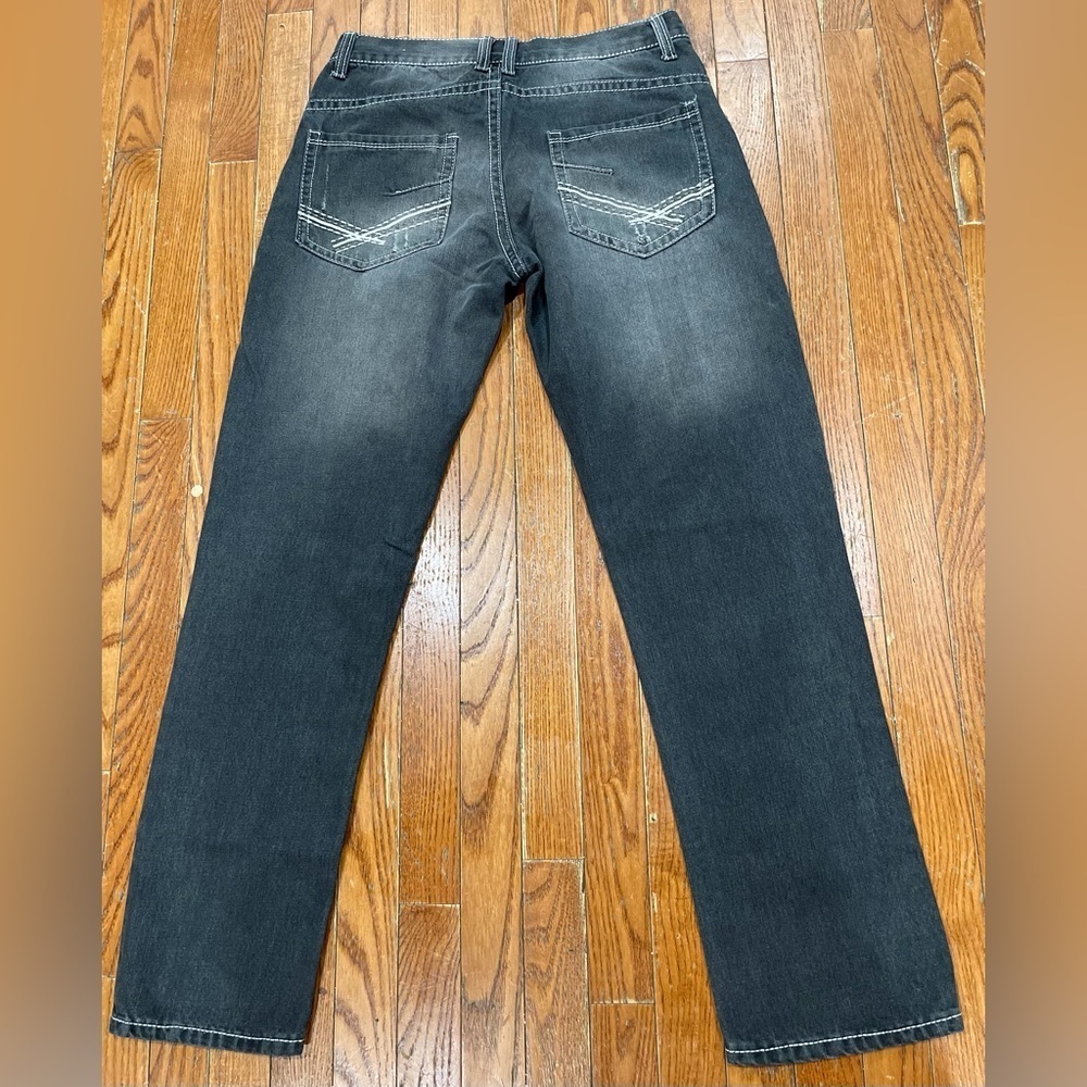 Classic Black Straight Leg Jeans for Women - Picture 2 of 16